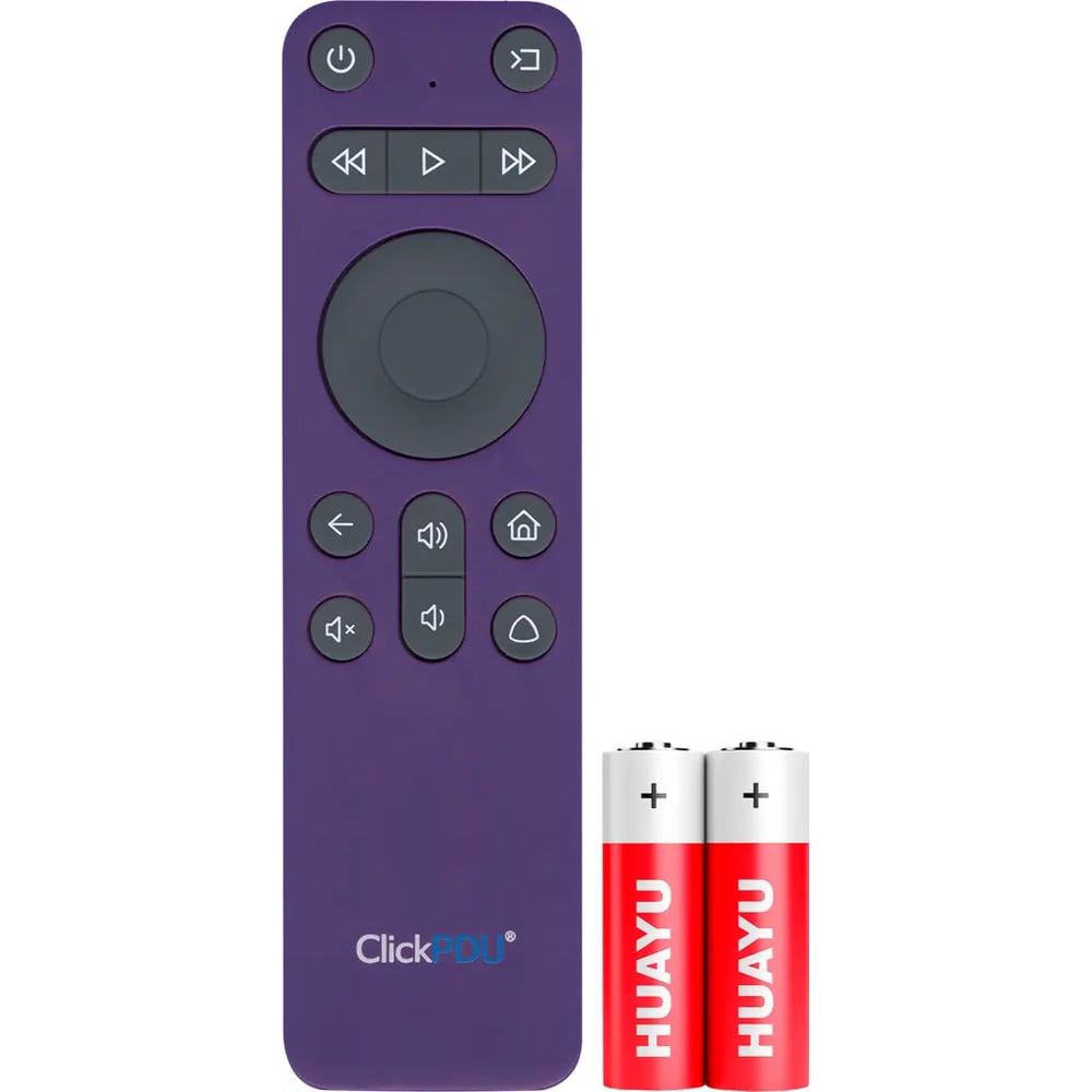Изображение товара Универсальный ИК-пульт ClickPdu BT-RC1935-01 для телевизоров фиолетовый