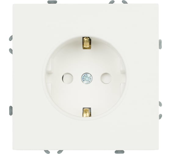Изображение товара Розетка 1-местная STEKKER с з/ш, с/з (механизм), СЗК, 250В, 16А, серия Эмили, 50235