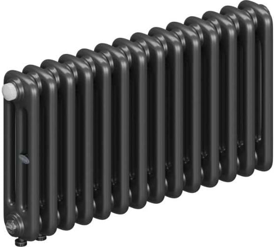 Изображение товара Радиатор трубчатый RIFAR TUBOG Ventil 3037 DV1 Титан 16 секций, нижнее подключение TUB 3037-16-DV1-TI