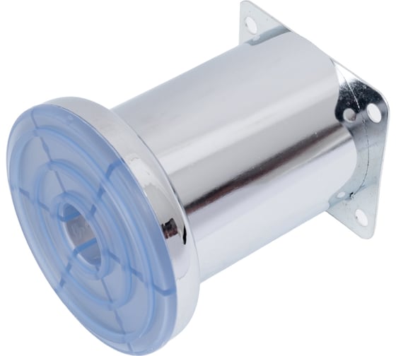 Изображение товара Ножка Tech-Krep D50х80мм, круглая, нерегул, хром (4шт) - пакет /Zitar 154507