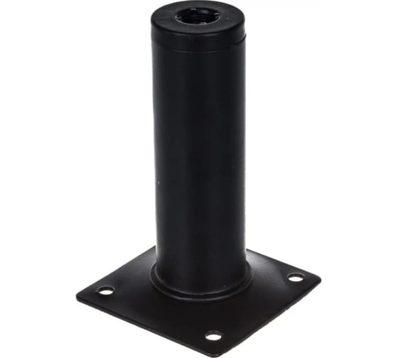 Изображение товара Ножка Tech-Krep металл.круглая, нерегулир, D30х150мм, черная (4шт)- пакет /Zitar 155963