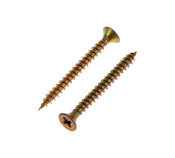 Изображение товара Саморезы универсальные Tech-Krep 50х5,0 мм (200 шт) желтые - коробка с ок. /Zitar 153840