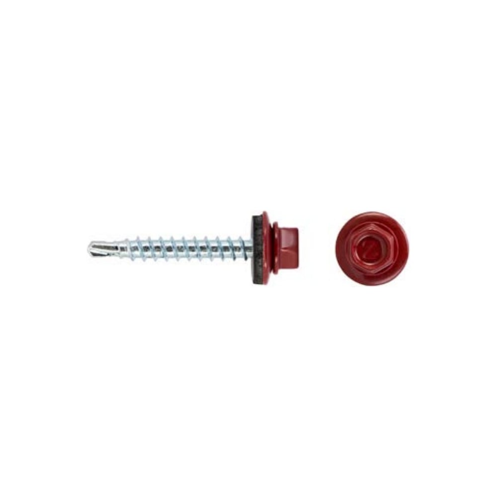 Изображение товара Саморез Tech-Krep КР св. 5,5х19 RAL-3005 винно-красный, 250 шт