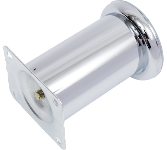 Изображение товара Ножка Tech-Krep металл.круглая, нерегулир, D50х100мм, хром (4шт) - пакет /Zitar 155967