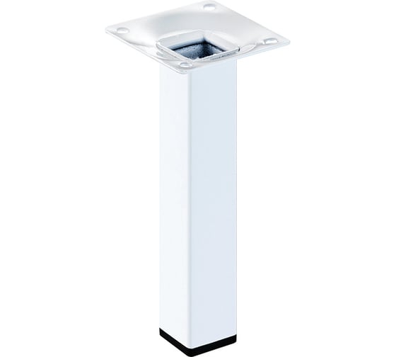 Изображение товара Ножка Tech-Krep металл.квадрат, нерегулир, 25х25х400 мм, белая (4шт) - пакет /Zitar 155956