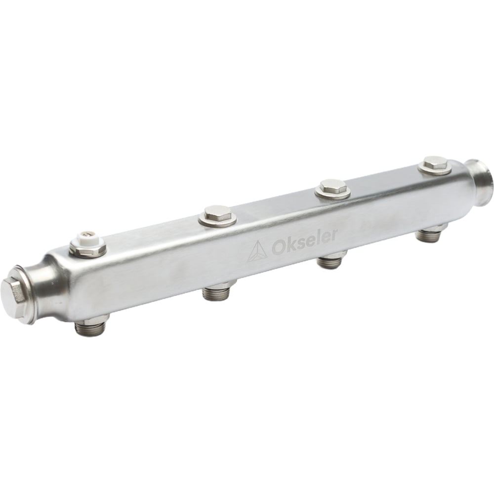 Изображение товара Коллектор OKSELER 1x1/2 с межосевым расстоянием 100 мм 5 выходов
