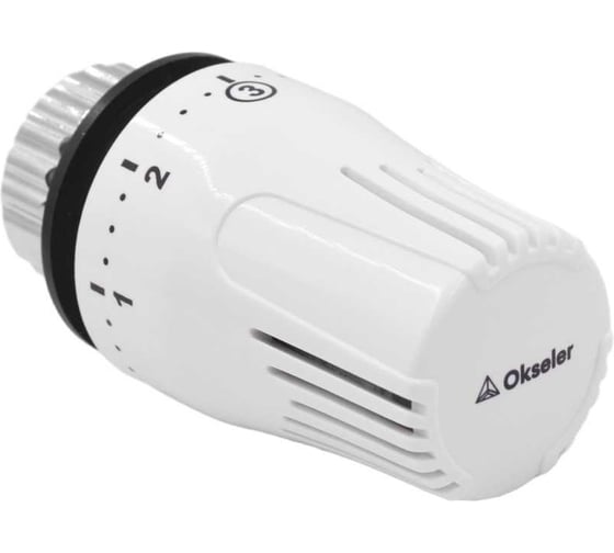 Изображение товара Головка термостатическая OKSELER Simple RA белая Oks01020