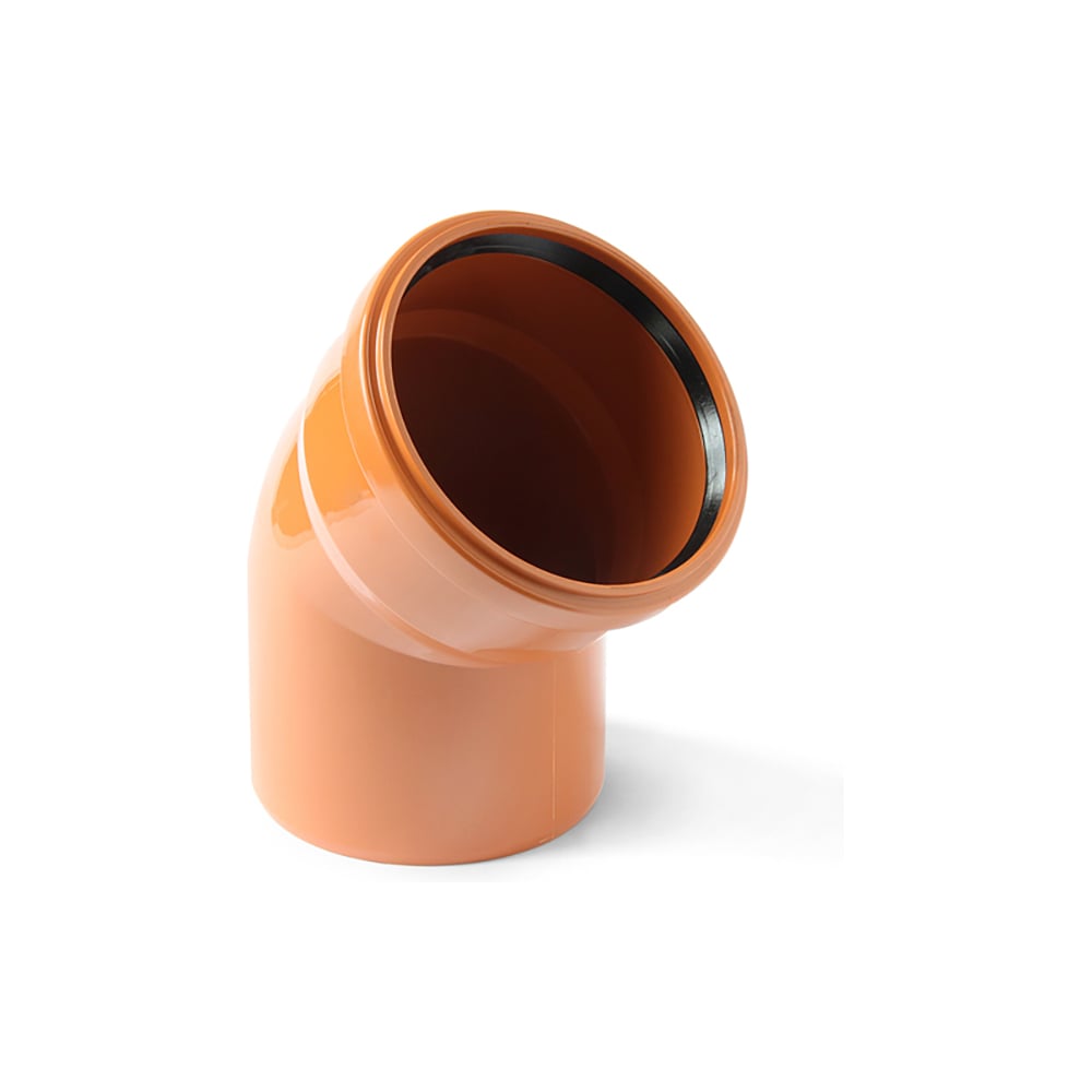 Изображение товара Отвод Valfex 45° 200мм рыжий для наружной канализации