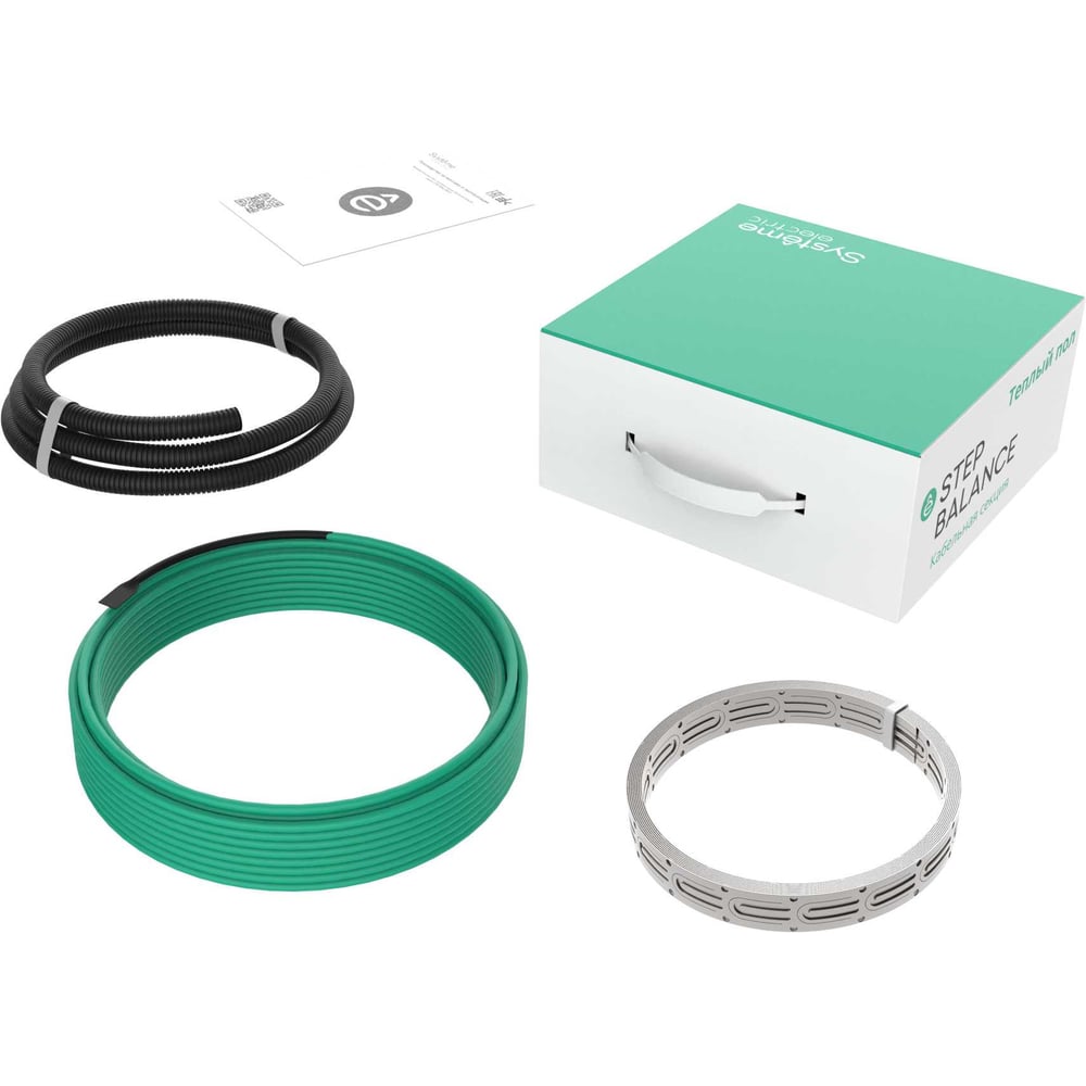 Изображение товара Теплый пол кабельный Systeme Electric Step Balance 18 Вт/м 111 м SBC018111