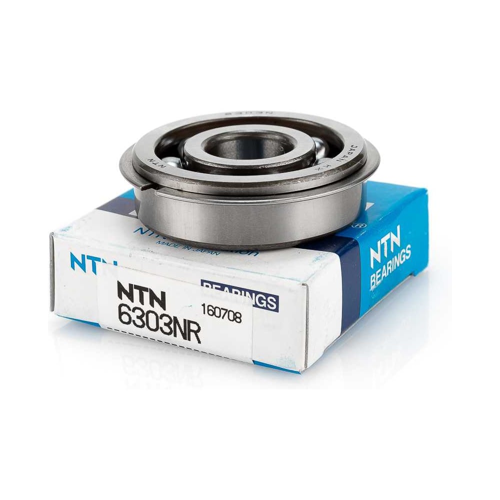 Изображение товара Подшипник NTN 6303NR шариковый радиальный однорядный
