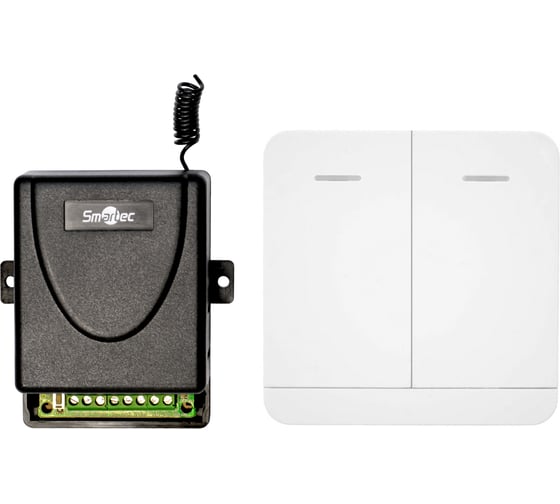 Изображение товара Комплект управления Smartec ST-RC123RL по радиоканалу с фиксированным кодом (приемник + кнопочный передатчик) smkd0811