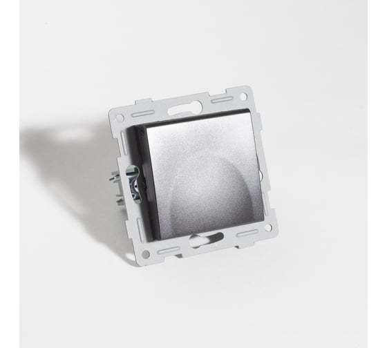 Изображение товара Розетка электрическая SPL 2К+З, с откидной крышкой, 16А, 220-250V, антрацит 205022