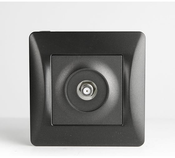 Изображение товара TV розетка SPL одиночная, антрацит 204020