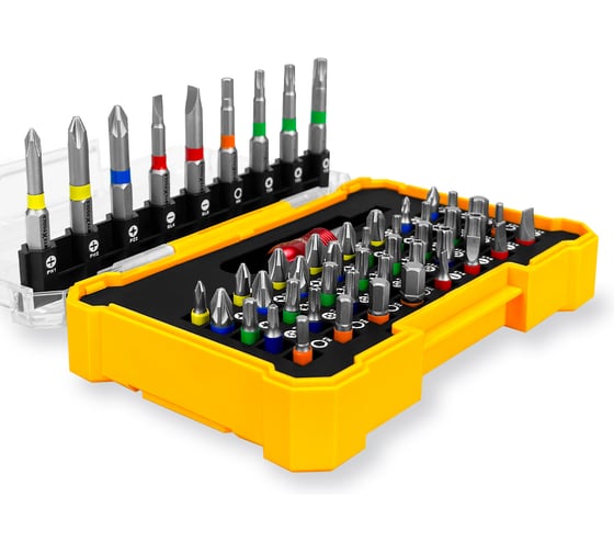 Изображение товара Набор бит Vertextools 50 предметов, адаптер, S2 0033-50-2