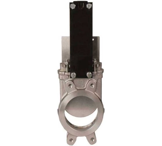 Изображение товара Задвижка DN.ru шиберная 304-304-M-2W-Fb-ОСТ Ду200 Ру10 ОСТ А, голый шток D040-09509