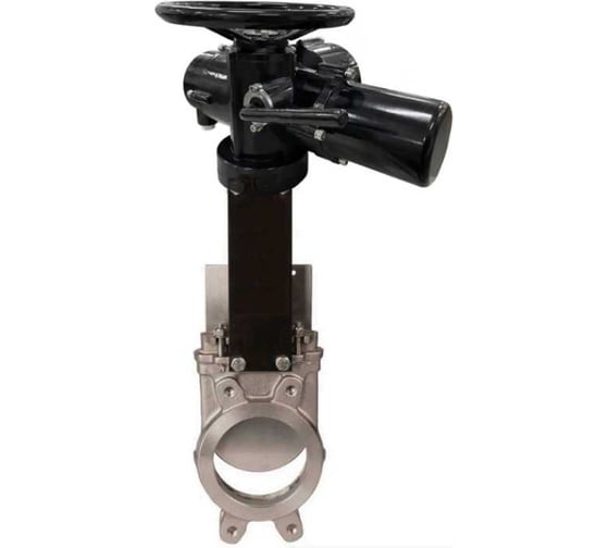 Изображение товара Задвижка DN.ru шиберная 316-316-M-2W-Fb-ОСТ Ду65 Ру16 ОСТ А, голый шток, электропривод D040-09531