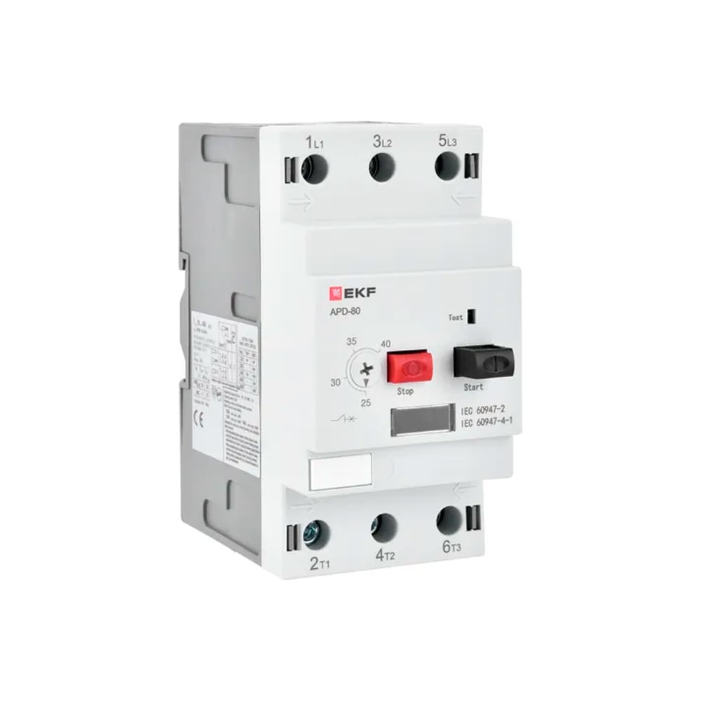 Изображение товара Автомат пуска двигателя EKF АПД-80 40-63А apd80-me-63