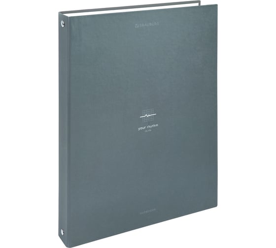 Изображение товара Тетрадь на кольцах BRAUBERG БОЛЬШАЯ, А4, 215x305мм, 100л, твердый картон, клетка, Rhythm 405407