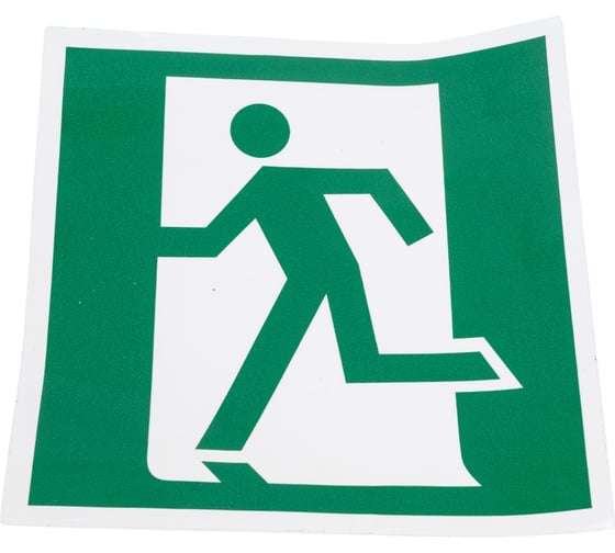 Изображение товара Наклейка Контур Лайн 200х200 Выход здесь налево 10FC0415