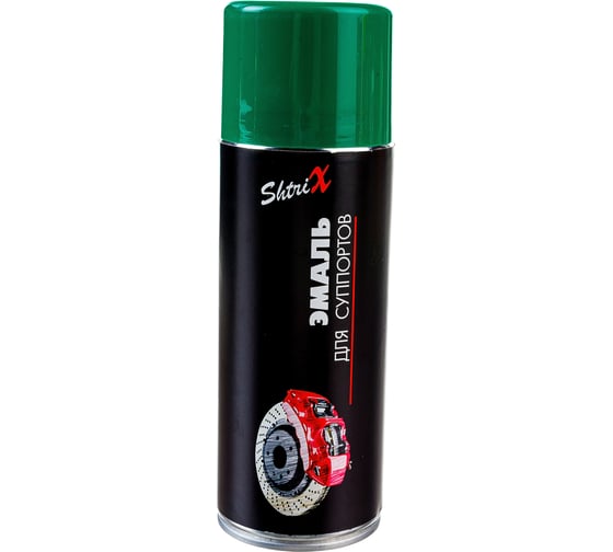 Изображение товара Эмаль для суппортов Аэрохим Shtrix зеленая, 520 мл, спрей-краска SHT-103