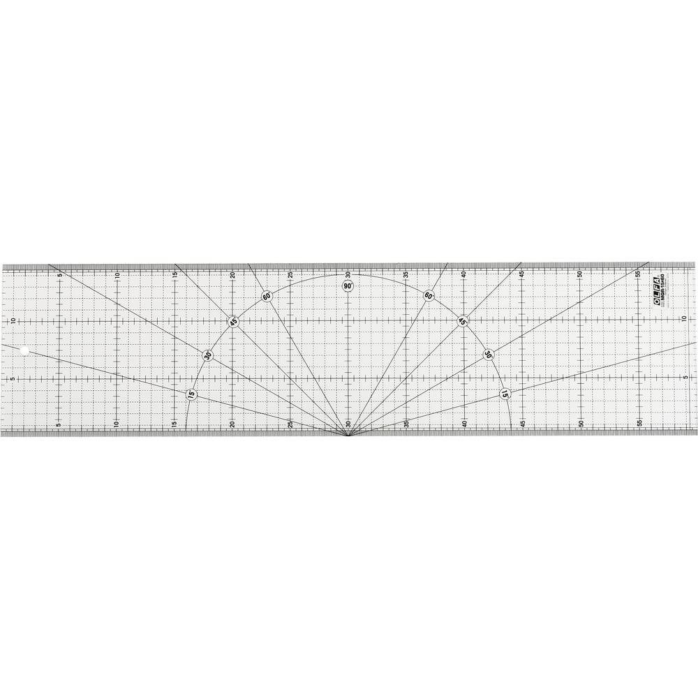 Разметочная метрическая линейка OLFA линейка для кроя и шитья 21 5 × 21 5 см прозрачный