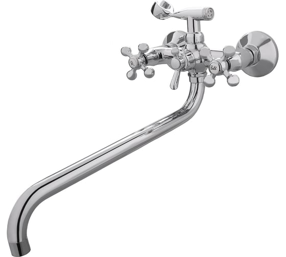 Изображение товара Смеситель для ванны Ekko длинный излив, переключатель в корпусе E26019