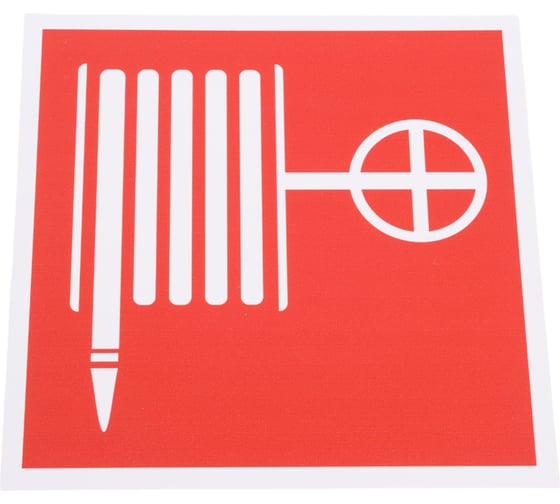 Изображение товара Табличка Контур Лайн 200х200 Пожарный кран 12FC0163