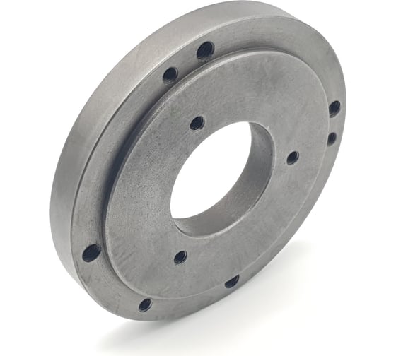 Изображение товара Переходной фланец ТЕХНОРЕАЛ 100 мм на 160 мм (d40мм, под 3х, 4х-кулачковый патрон) МА310015014