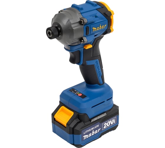 Изображение товара Аккумуляторный бесщёточный MABAR Винтовёрт УДАРНЫЙ, ( модели 2501-МК-4. 0АН) , 1*6 new 2501-МК-4.0АН