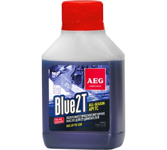 Изображение товара Масло полусинтетическое для двухтактных двигателей API TC 100 мл AEG Lubricants 33200