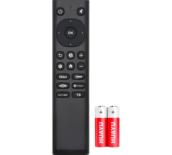 Изображение товара Пульт Huayu AN2410251 для телевизора Sber, Hyundai, RAZZ, ASANO, BBK, Leff, Blackton, BQ, Hartens, STARWIND, SUNWIND, Harper, DEXP, Prestigio, Irbis, National, Digma HBT108