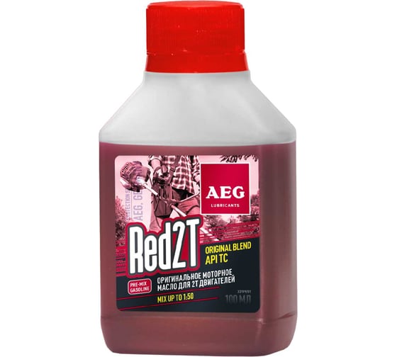 Изображение товара Масло минеральное для двухтактных двигателей API TC AEG Universal 2T 100 мл AEG Lubricants 33199