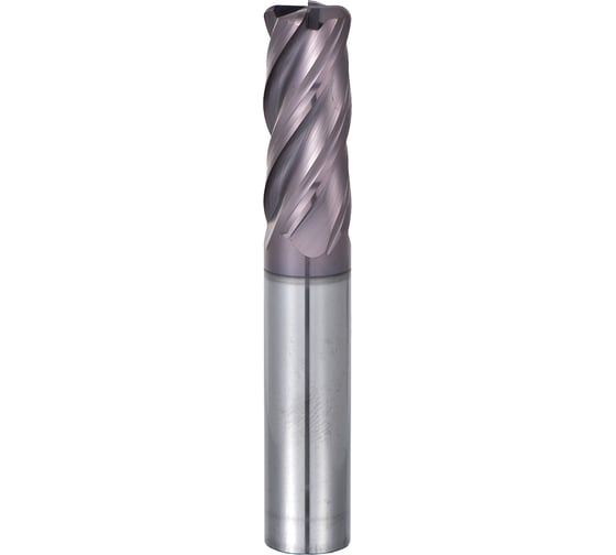 Изображение товара Фреза СпецТехИнструмент концевая монолит твердосплавная радиусная 10x75 мм R1.0 E550MAX D10-CR1.0-L75-T4-TiAlN-HRC55A