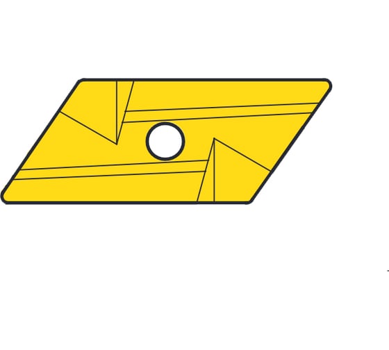 Изображение товара Сменная твердосплавная токарная пластина YG-1 KNUX160405R-YG3115/KNUX160405R 22002408