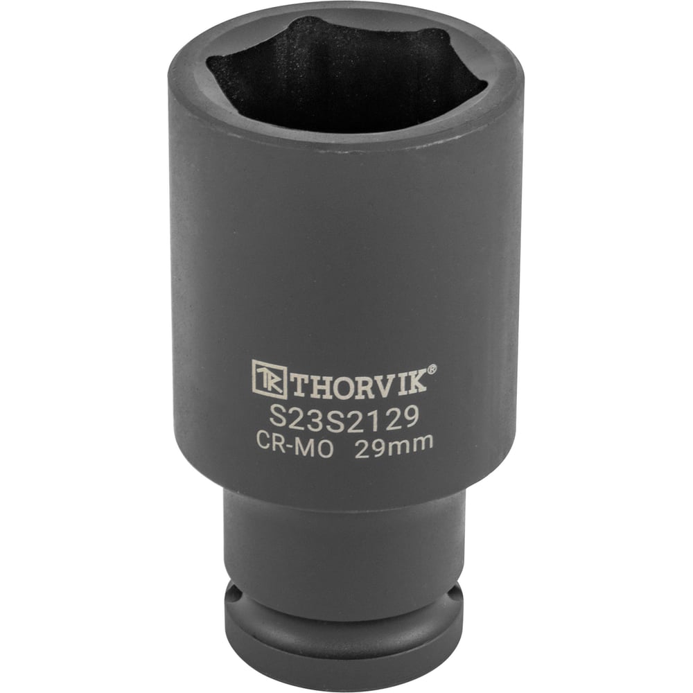 Изображение товара Головка торцевая ударная глубокая Thorvik S23S2129 29 мм 1/2 дюйма CrMo