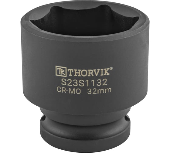 Изображение товара Головка торцевая ударная Thorvik S23S1132 32 мм, 1/2DR 054411