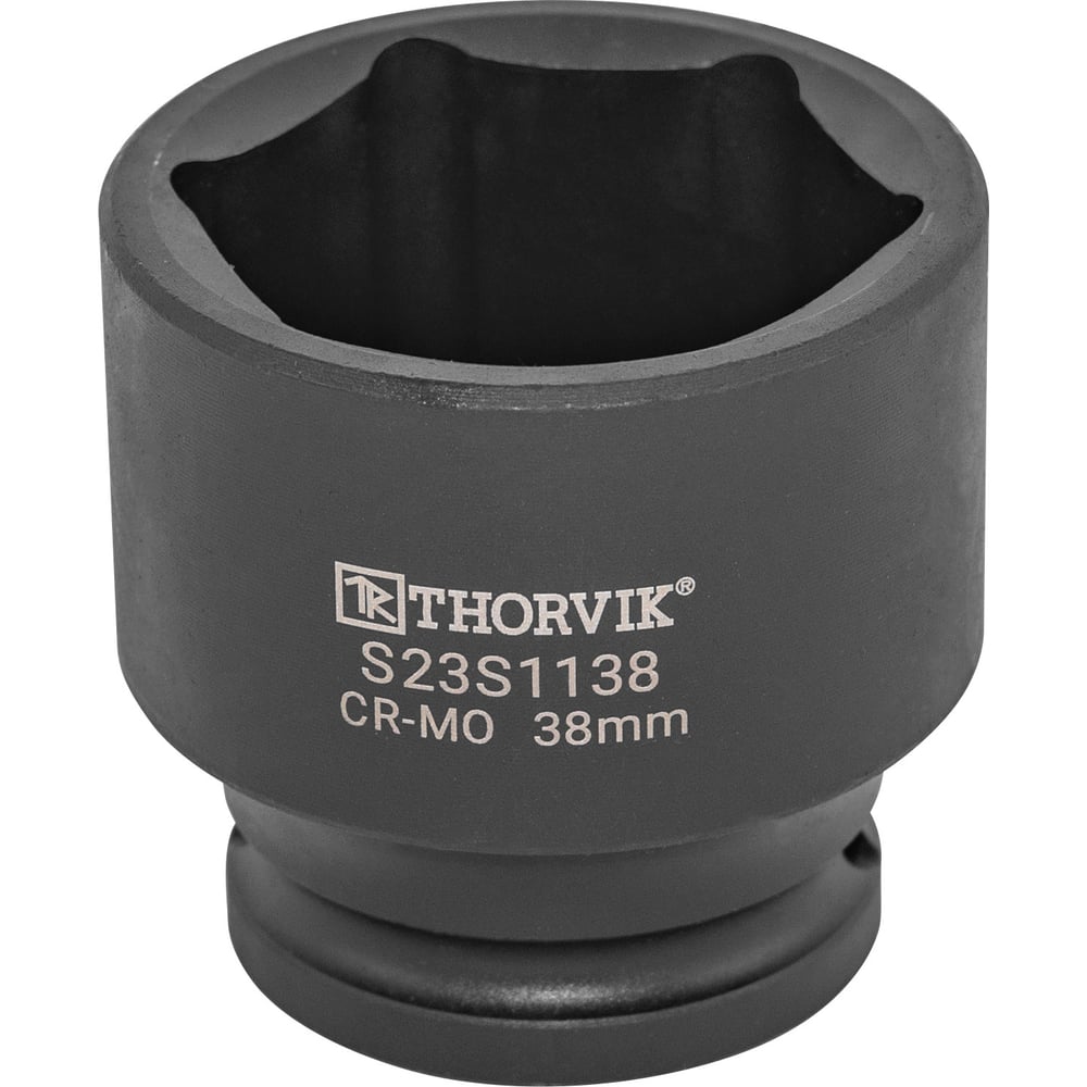 Изображение товара Головка торцевая ударная Thorvik S23S1138 38 мм 1/2 дюйма CrMo