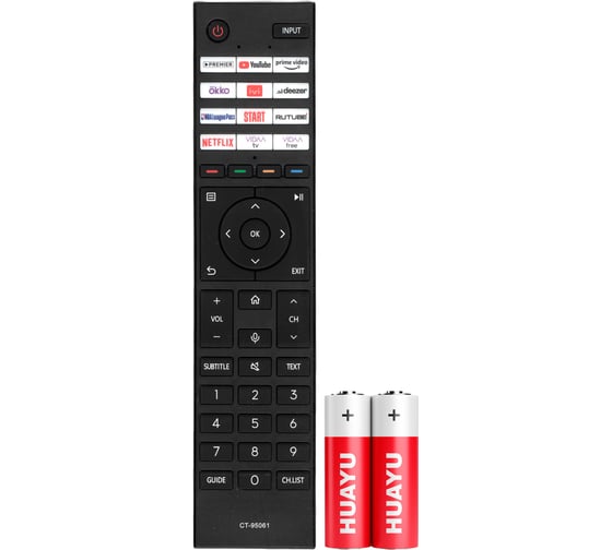 Изображение товара Пульт Huayu CT-95061 с голосовой функцией для телевизора Toshiba HBT055