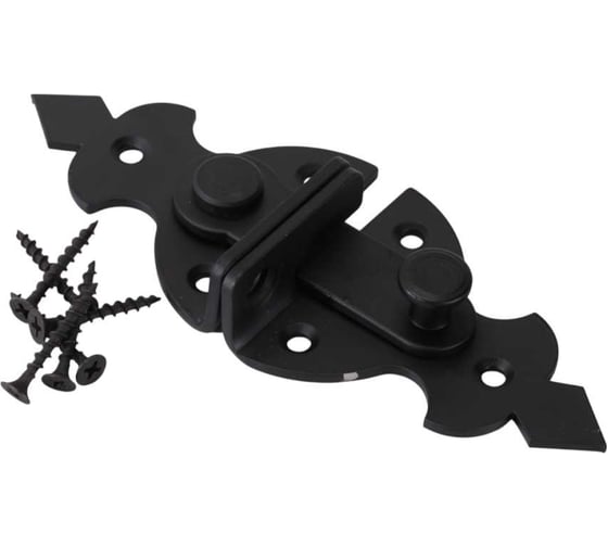 Изображение товара Щеколда дверная Домарт Готика (80) черный 171163