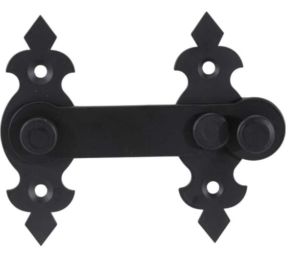 Изображение товара Щеколда дверная Домарт Готика (120) черный 171162