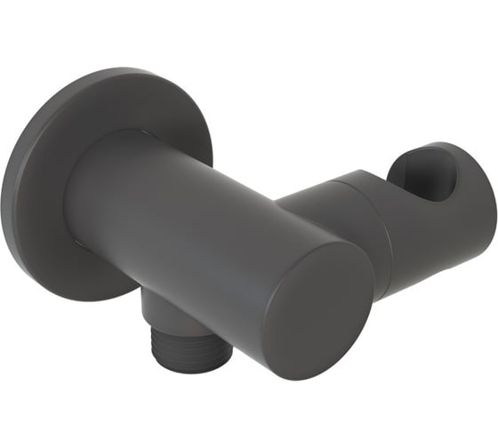 Изображение товара Вывод для воды Paini круглый, брашированный чёрный PVD 50PZ480TT 31554