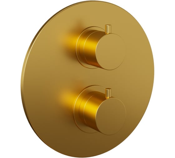 Изображение товара Смеситель для душа Paini Cox с дивертором, встраиваемый, 2 выхода с термостатом, золото PVD 78PJ691TH 31992