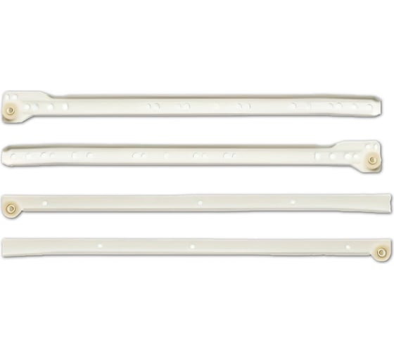 Изображение товара Роликовые направляющие MF RAL 9010, 400 мм, белые 3336v