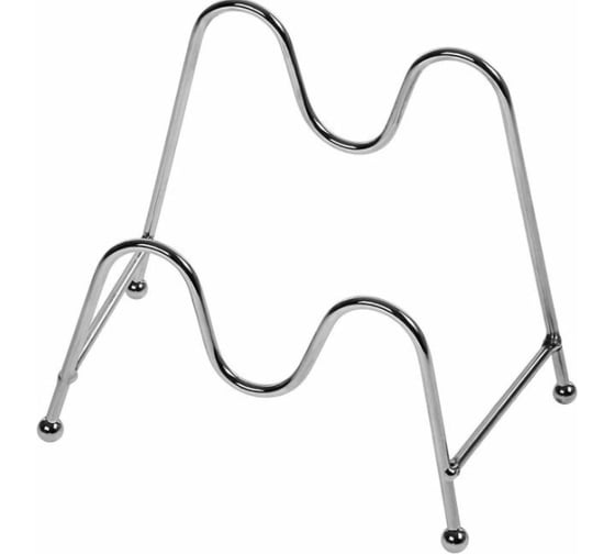 Изображение товара Подставка для крышек Доляна на 1 предмет, 18х9х15 см, хром 852957