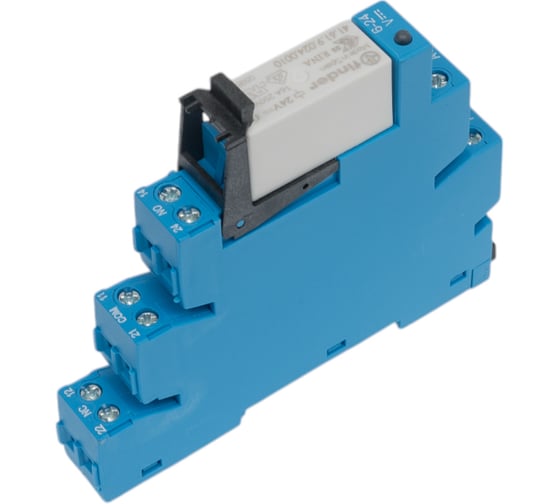 Изображение товара Интерфейсный модуль реле Finder, 1 CO конт. 16а = 24в чувст. пост. тока, винт. зажим, 380170240050