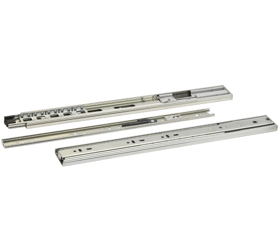 Изображение товара Шариковые направляющие полного выдвижения с доводчиком MF ширина 45 мм, длина 300 мм 13001v