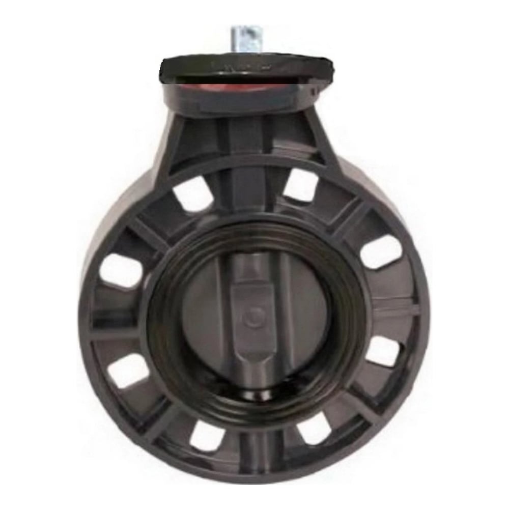 Изображение товара Поворотный дисковый затвор DN.ru PVC-NPVC №50 Ру10 для труб