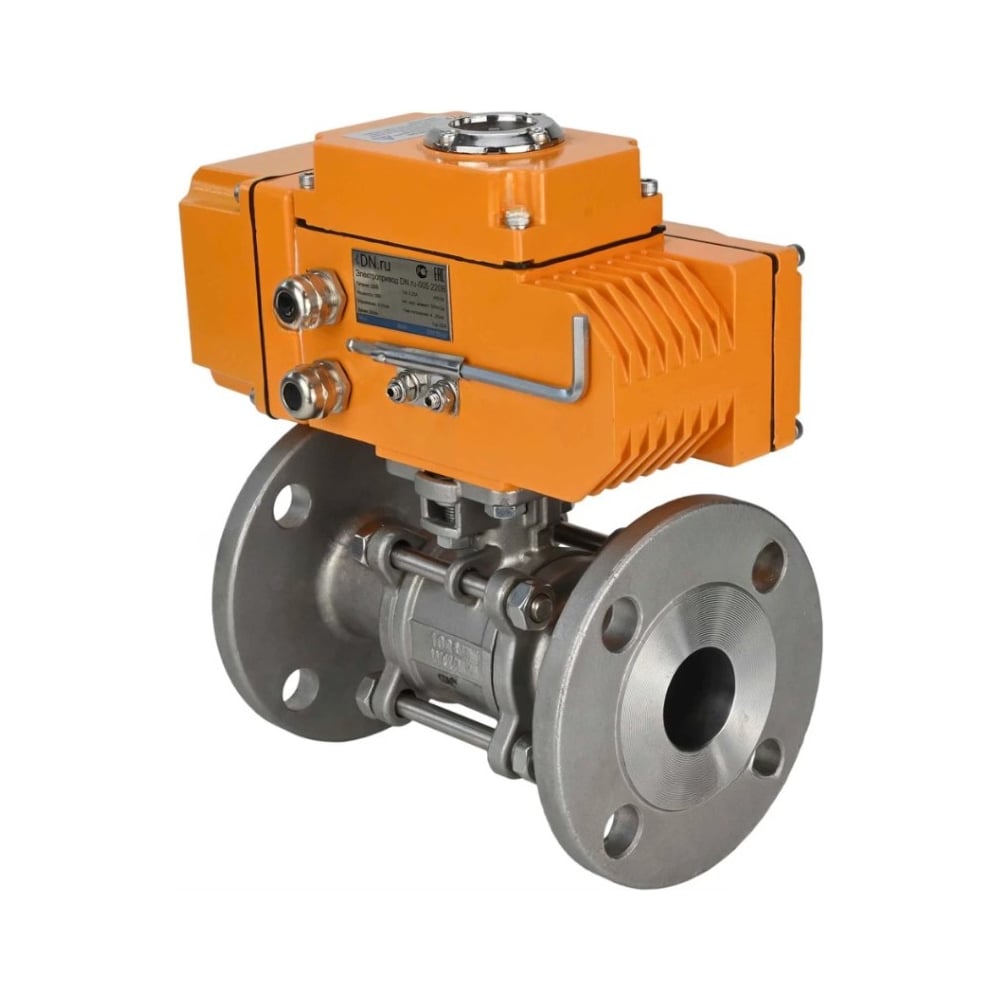 Изображение товара Кран шаровой DN.ru316-316-FP-F-ISO-H Ду65 Ру40 с электроприводом