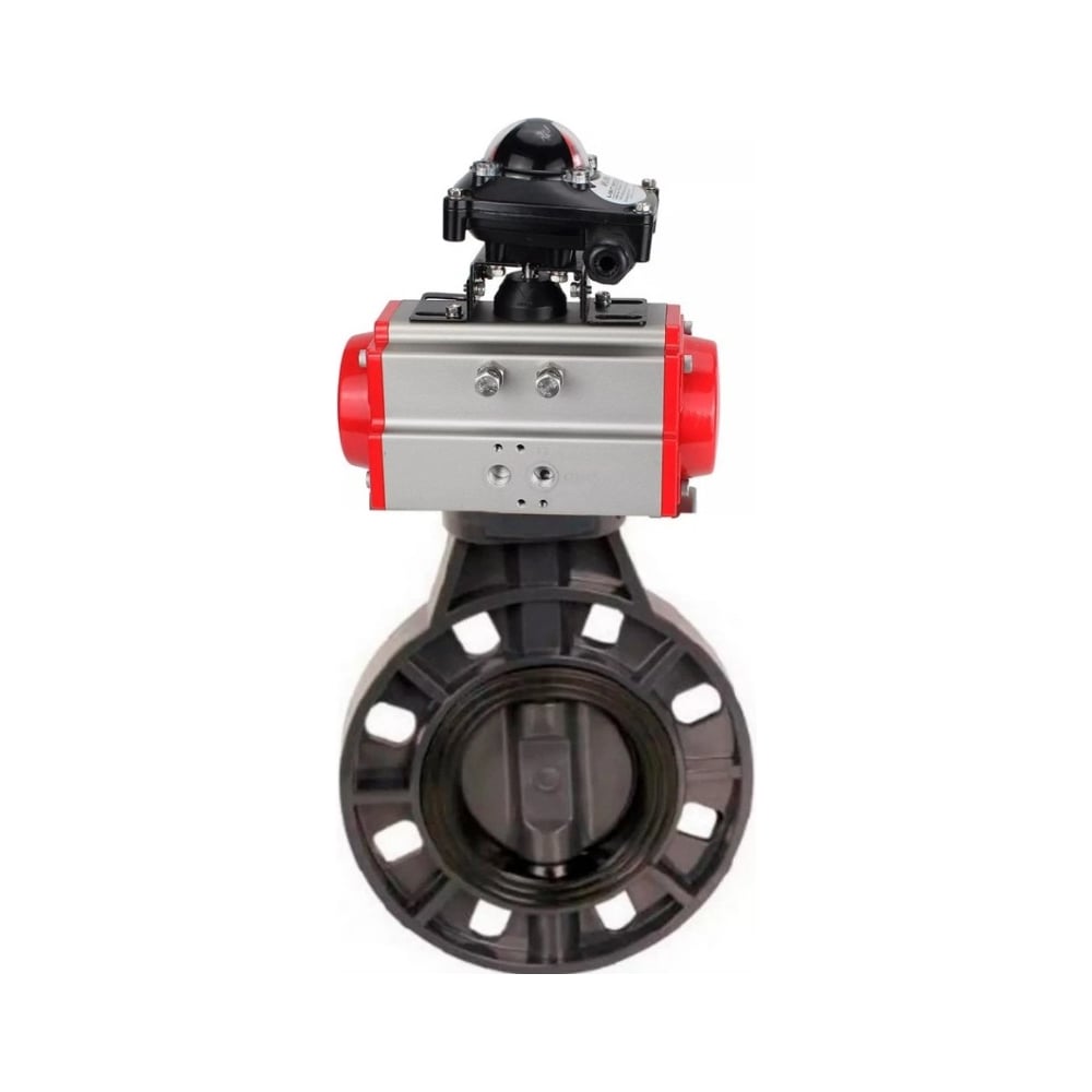 Изображение товара Затвор дисковый DN.ru поворотный с пневмоприводом 65мм Ру10