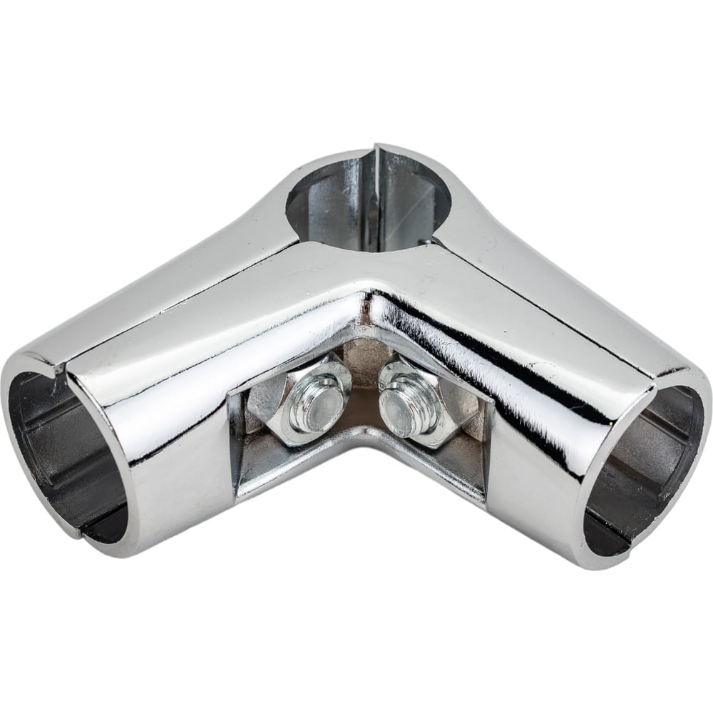 Изображение товара Соединитель 3-х труб Tech-Krep угловой хром 4 шт для труб 25 мм